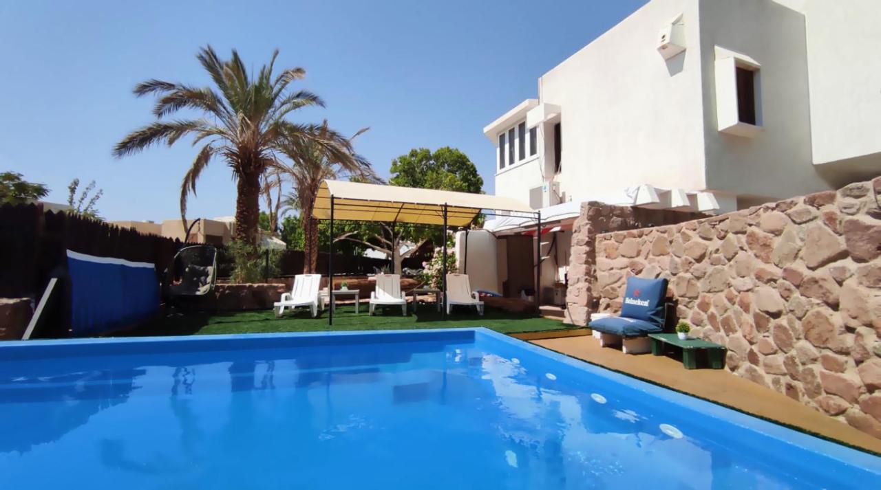 Guest House "Villa Klara Eilat" Heated Pool And Sauna All Year Round المظهر الخارجي الصورة